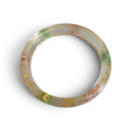 Armband gedroogde bloemen epoxy – bovenaanzicht