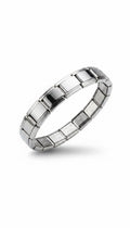 Basis armband zilver 17 schakels
