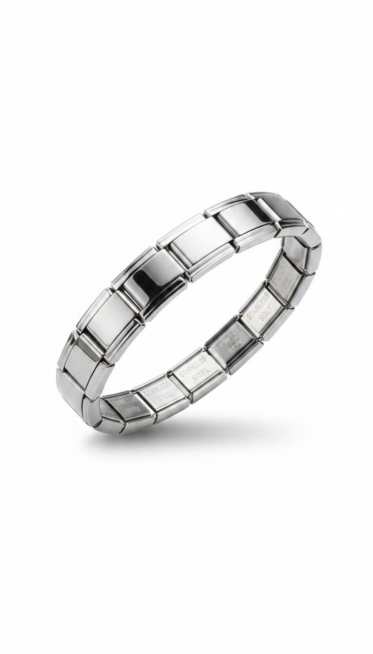 Basis armband zilver 17 schakels