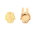 Button Cover Golvend Goud Set van 2 Sculptural Relief Design