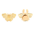 Button Cover Vlinder Goud Set van 2 Filigraan Design