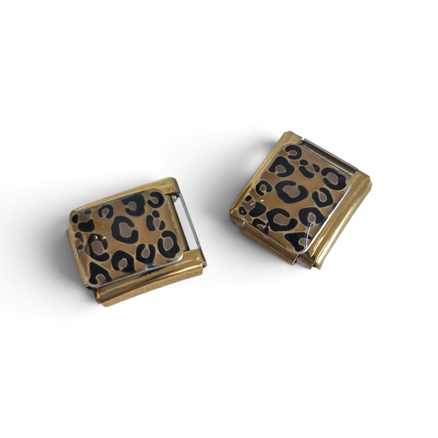 Italian Charm Luipaard - Goud