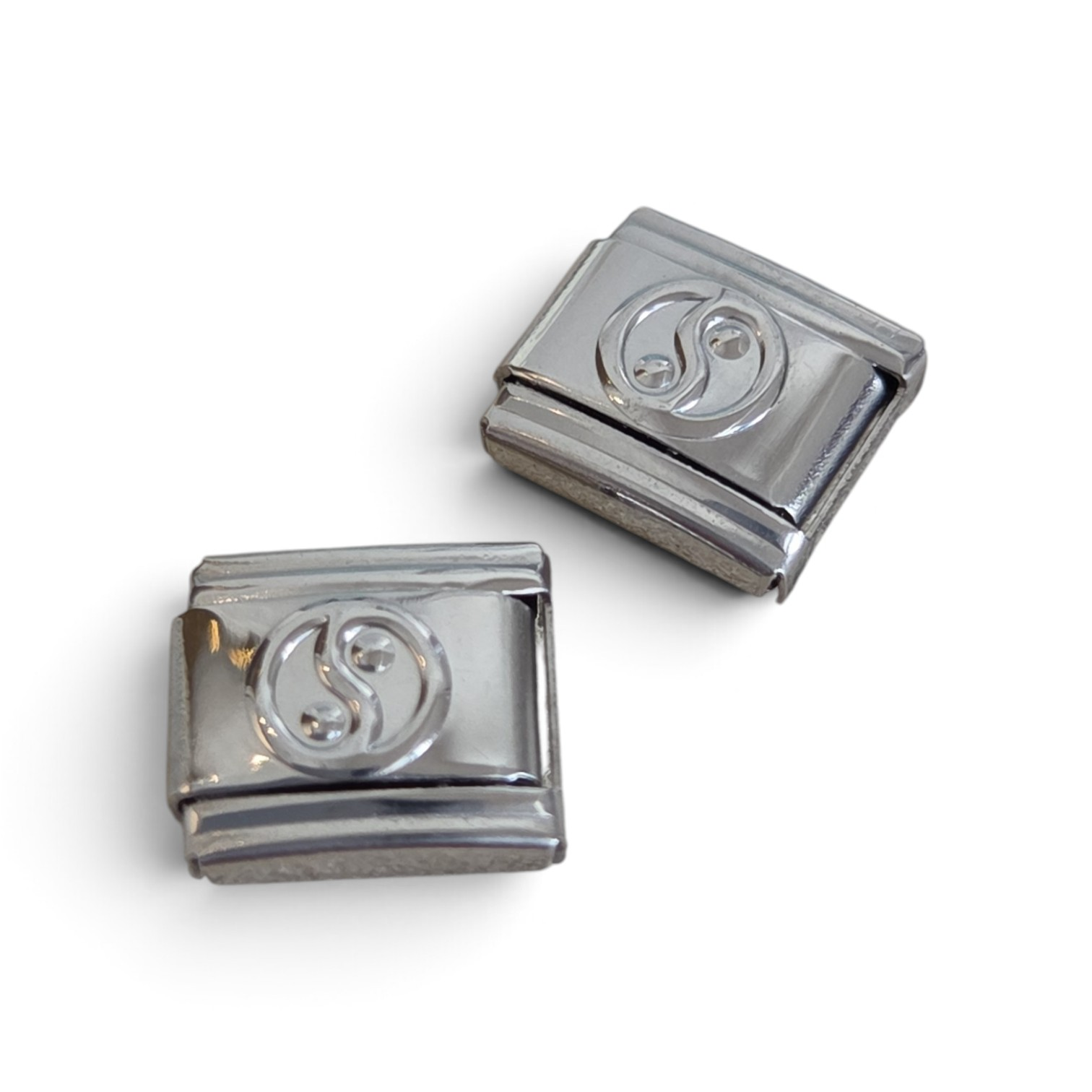 Italian Charm Yin Yang - Zilver