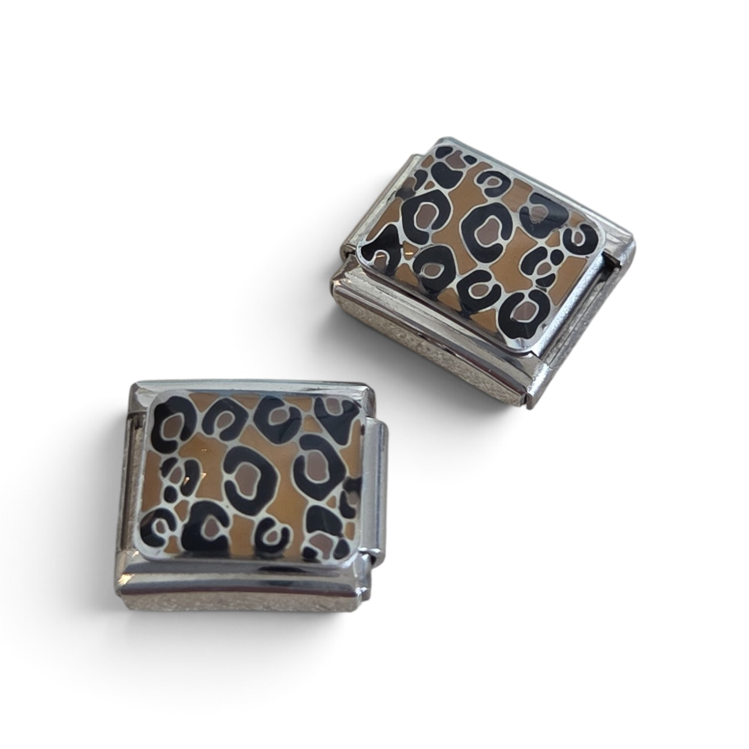 Italian Charm Luipaard - Zilver