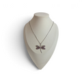 Statement ketting libelle zilver – op halsbuste