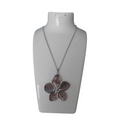 Ketting Dames RVS Grote Bloem Hanger Schakelketting Botanisch