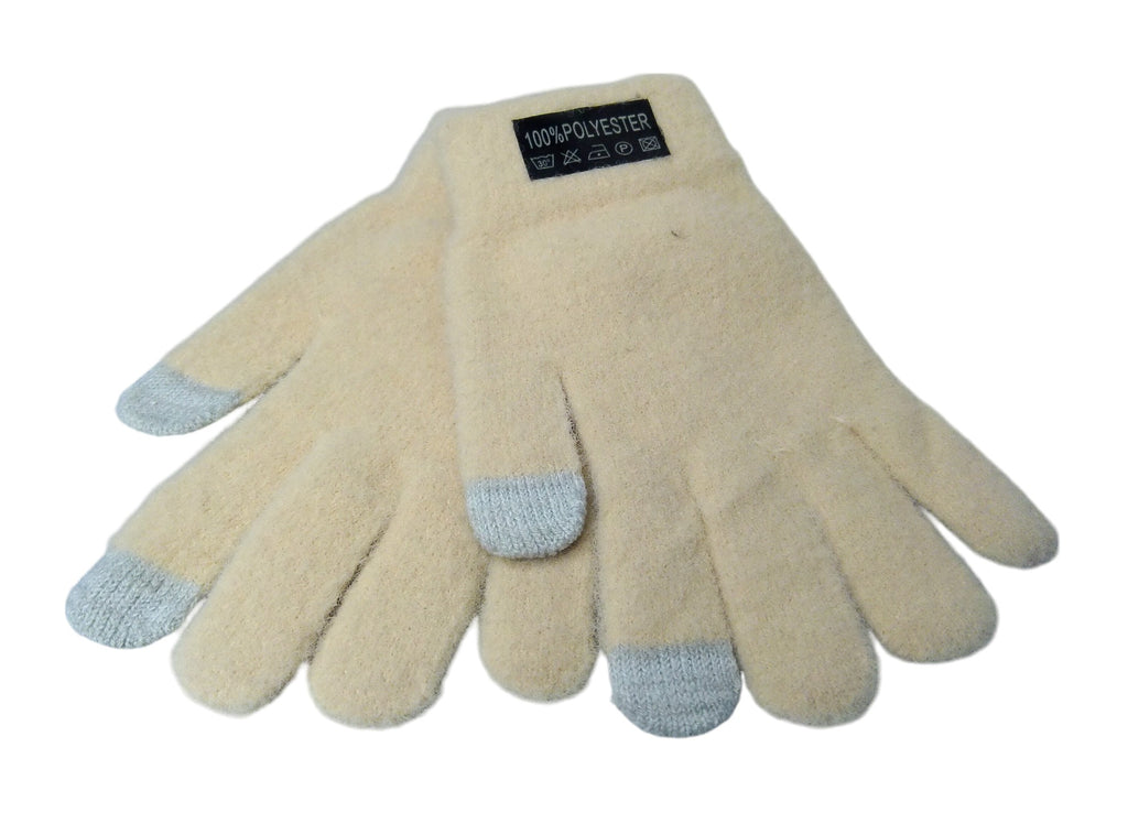Dames Touchscreen Handschoenen One Size Polyester Zacht Wasbaar