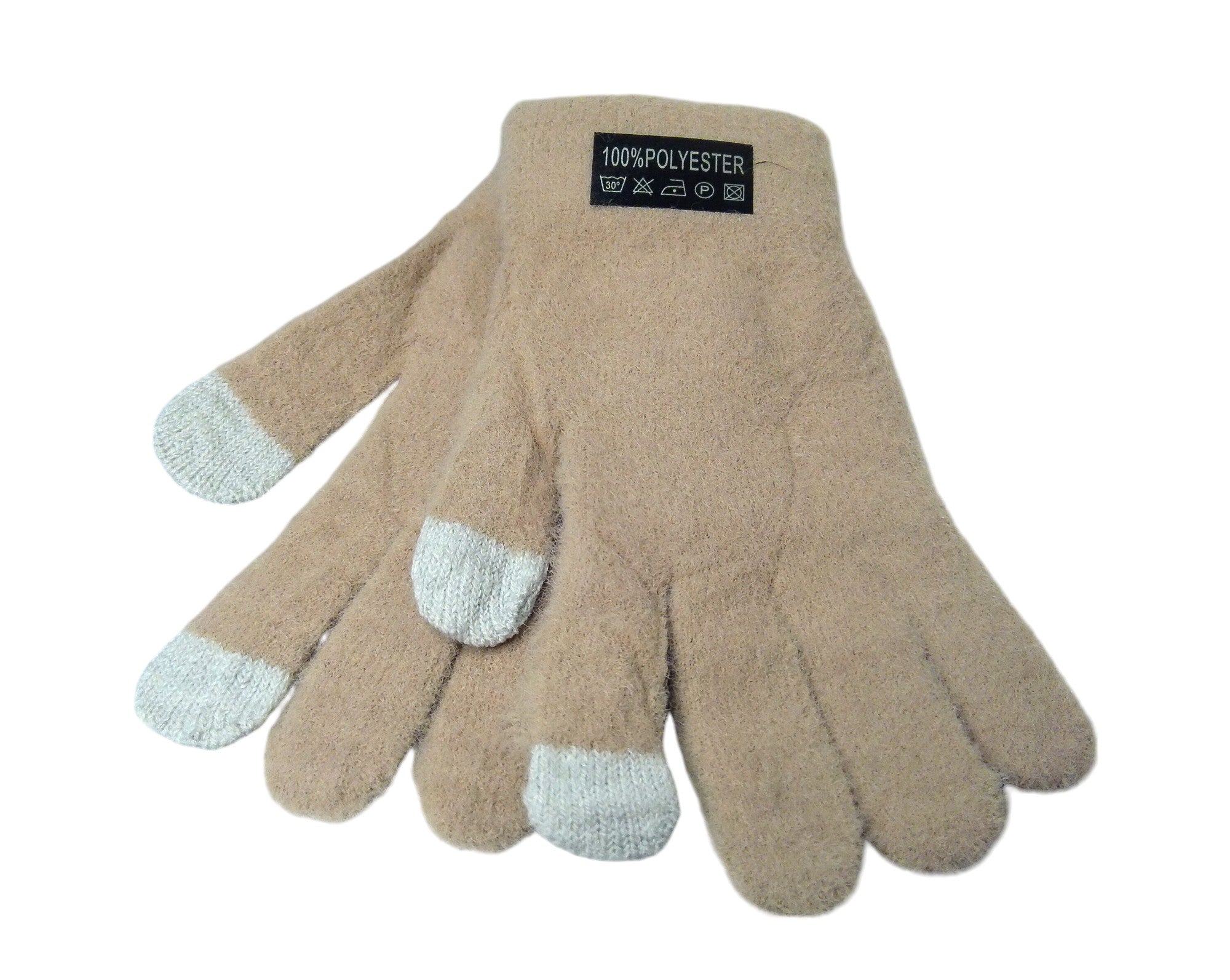 Dames Touchscreen Handschoenen One Size Polyester Zacht Wasbaar
