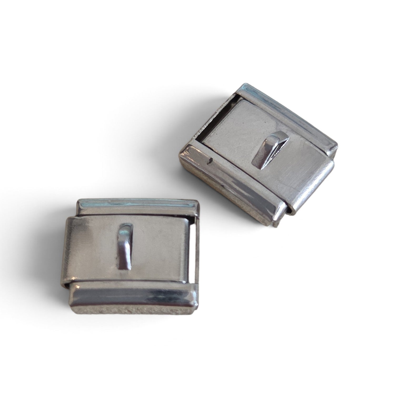 Italian Charm met geboortesteenbedel rond - Zilver